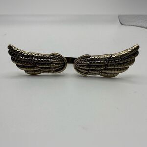 4/$20 Antique Gold Angel Wings Ring